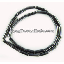 Natural hematite 4*13MM tube loose beads for jewelry